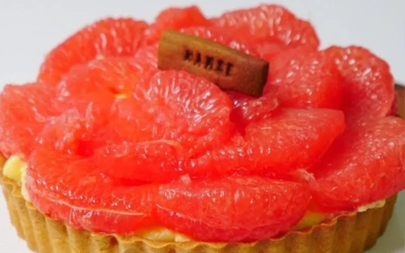 Chia sẻ cách làm tart bưởi hồng lạ miệng, ngon không kém nhà hàng