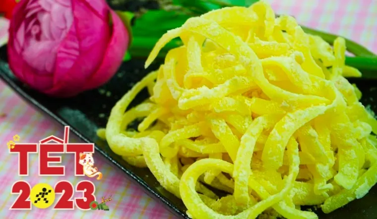 Chia sẻ công thức làm mứt dừa saffron đẹp mắt, hấp dẫn