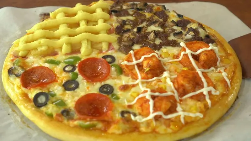 Công thức làm bánh pizza 4 vị giòn xốp chiêu đãi cả nhà cuối tuần