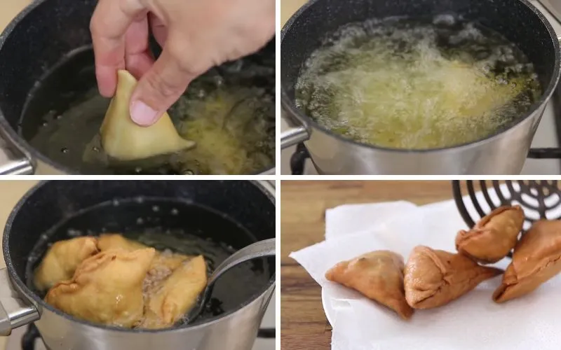 Công thức làm bánh samosa giòn rụm, thơm ngon