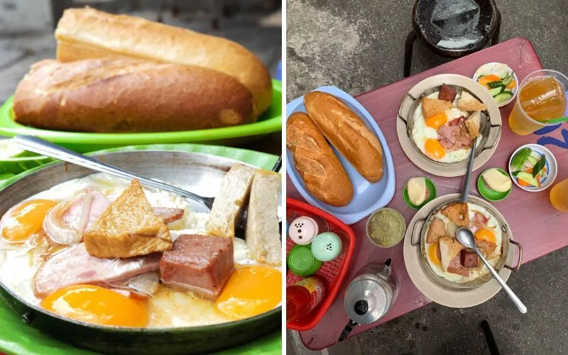 Cuối tuần rảnh rỗi ghé ăn bánh mì chảo sáng sớm tại Cao Thắng