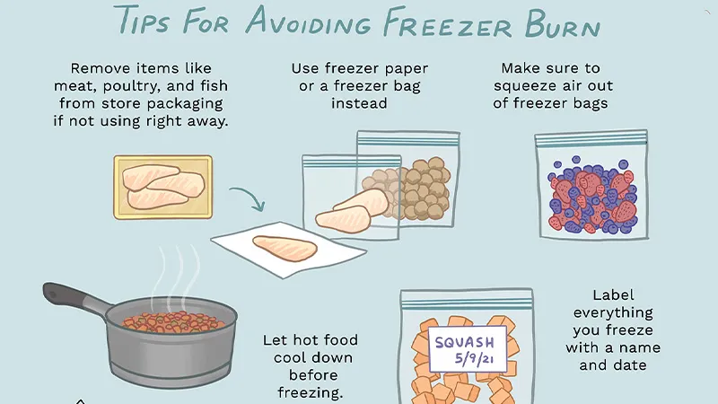 Freezer Burn là gì? Cách phòng ngừa và bảo quản khi đông lạnh thực phẩm