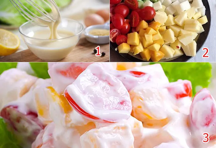 Giải ngán ngày Tết với món salad hoa quả kiểu Hàn Quốc