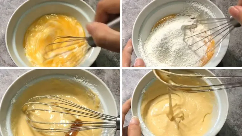 Khéo tay làm bánh bông lan mochi trứng muối chà bông ngon siêu cấp