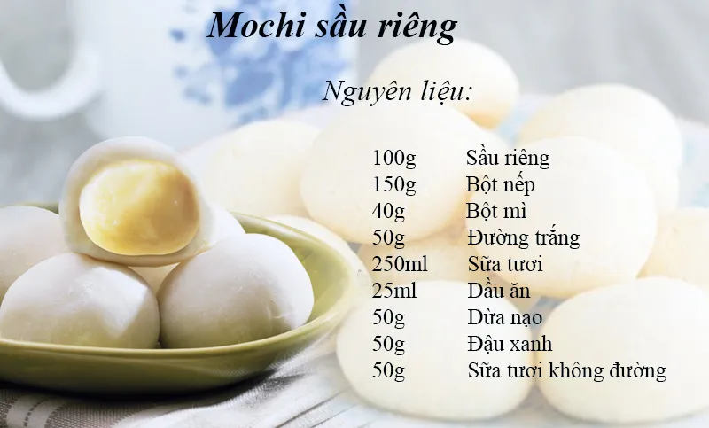 Món tráng miệng tuyệt đỉnh từ sầu riêng