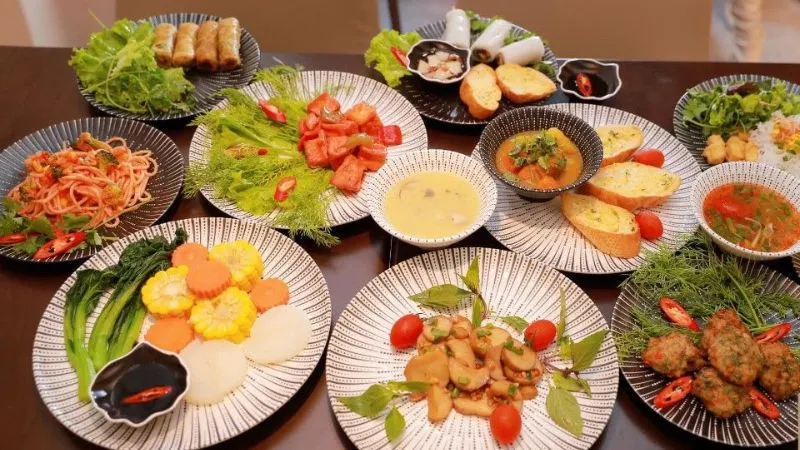 Tổng hợp top 9 quán buffet chay giá rẻ tại Hà Nội