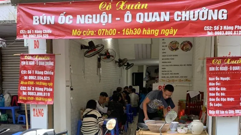 Trải nghiệm món bún ốc nguội Hà Nội với 7 địa chỉ nên ghé