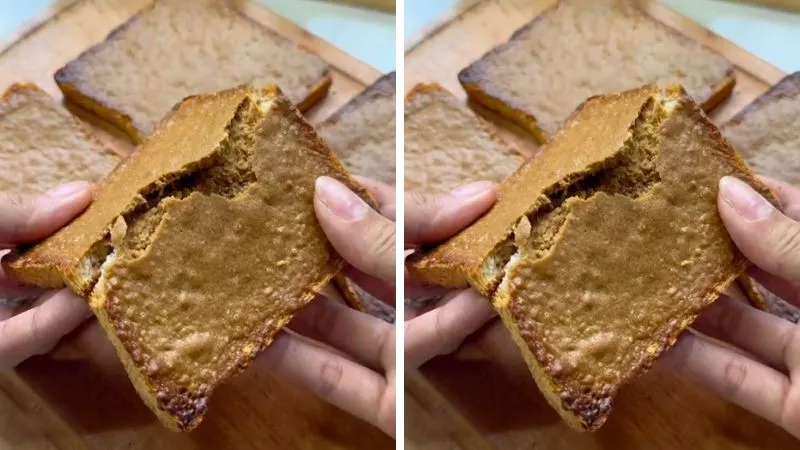 Vào bếp trổ tài làm bánh paparoti bằng bánh sandwich cực dễ